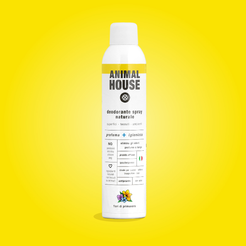 Deodorante Spray Fiori di primavera per cani e gatti