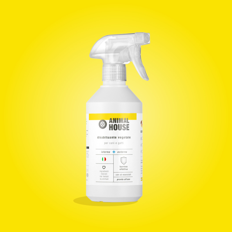 Disabituante spray vegetale per cani e gatti