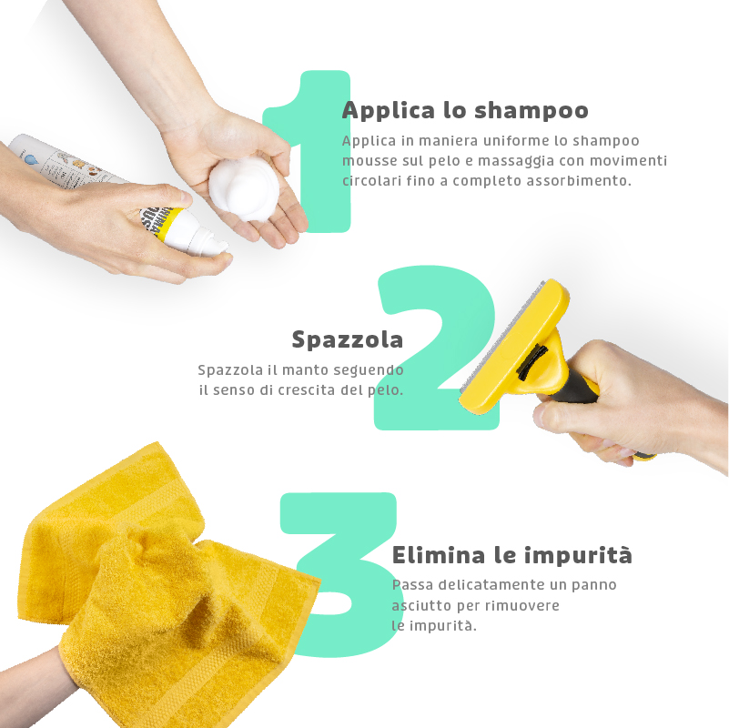 Shampoo Mousse Naturale a Secco - immagine 6