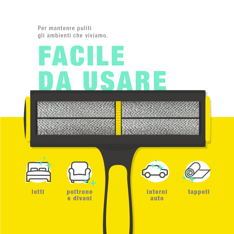 Spazzola a Rullo Togli Peli - immagine 3