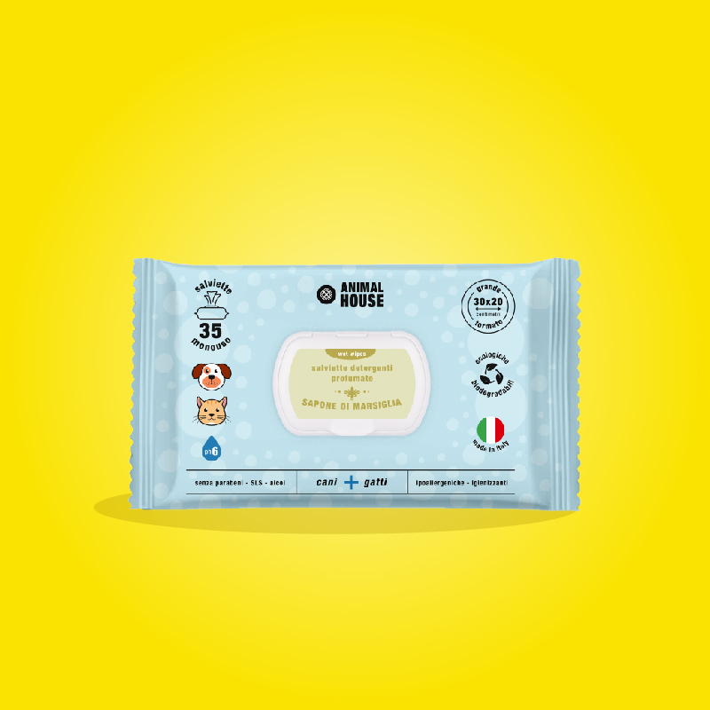 Salviette Detergenti Profumate alla camomilla